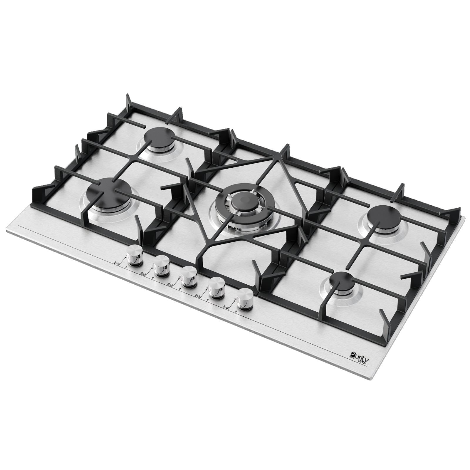 Purity Built In Hob - Silver - 5 Burners - 90 cm - Purity - HPT906S