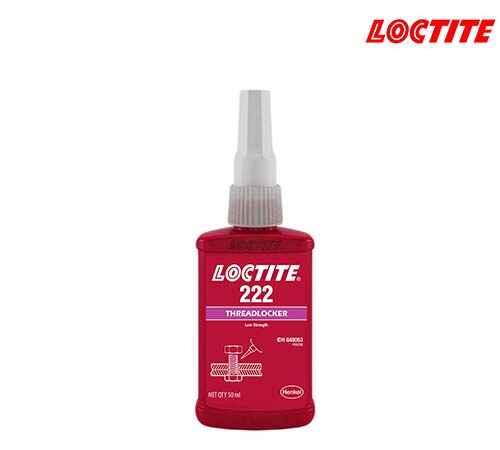 Genuine Henkel Loctite 222 Threadlocking Adhesive - Low Strength - Easy Disassembly - Suitable for All Metal Threaded Assemblies - Glue 50 Ml - Loctite - 222