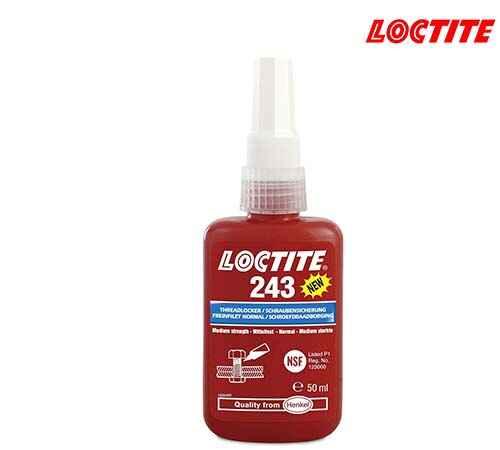 Loctite 243 Thread Locker Adhesive for Nuts and Bolts Medium Strength 50ml - Loctite - 243