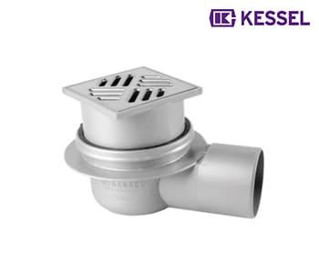 Kessel - Point Drain With Lateral Outlet 75 mm 100x100 mm - 375029966