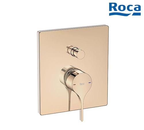Roca Insignia - Wall-mounted Bath-shower Mixer With Automatic Diverter - Rose Gold - A5A0B3ARG0