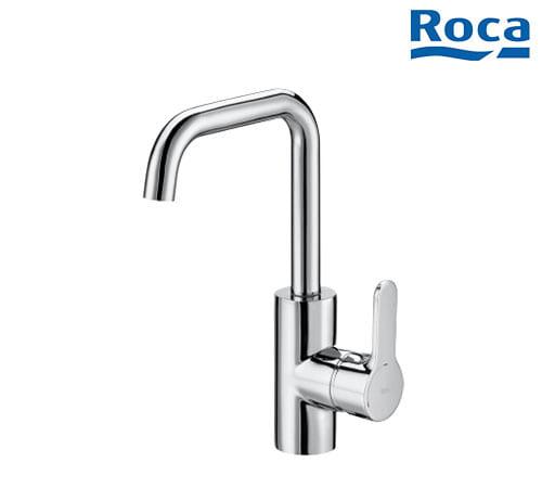Roca L20 - Basin Mixer With Integrated Lateral Handle With Pop-up Waste - Chrome - A5A4009C00