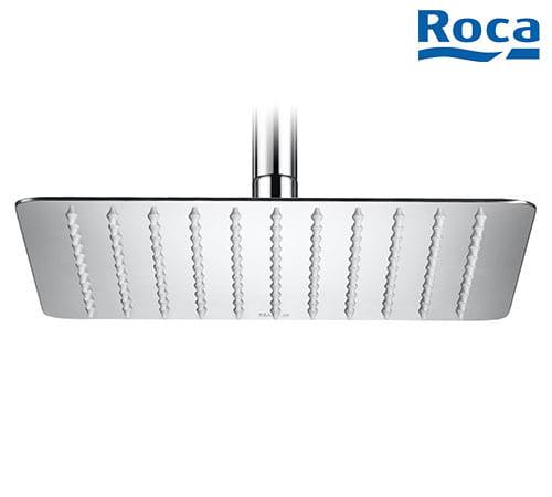 Roca Rain Dream - Extraslim Squared Metallic Shower Head For Ceiling Or Wall Installation 25*25cm - Chrome - A5B2450C00