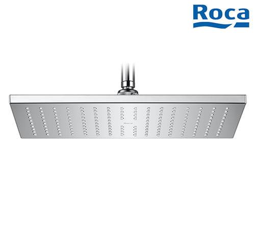 Roca Rain Sense - Extraslim Rectangular Metallic Shower Head For Ceiling Or Wall Installation 24*36cm - Chrome - A5B3050C00
