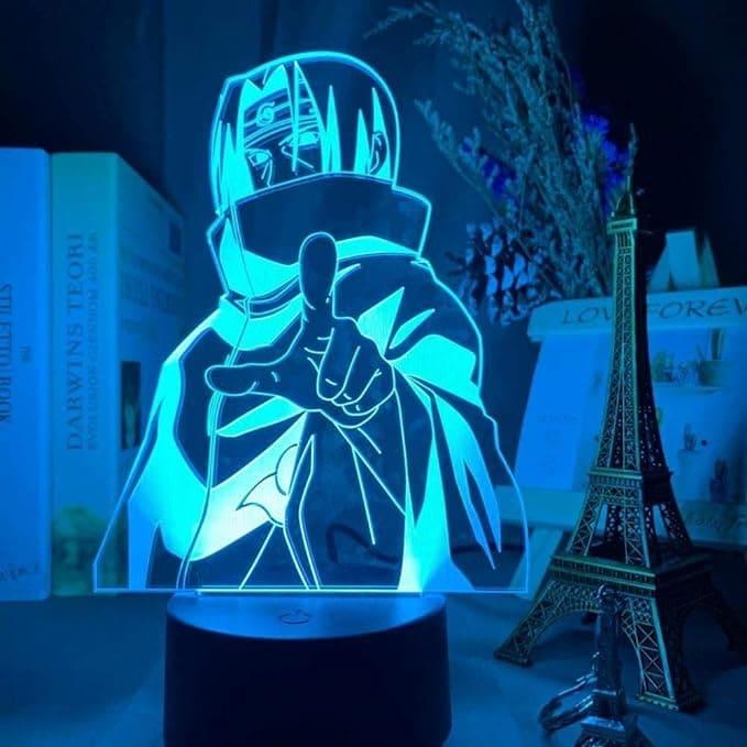 مصباح مكتب اكريليك لانمي ناروتو - شخصية ايتاشي 16 لون مختلف مع ريموت تحكم عن بعد و وصلة USB - B08R2KKK9M