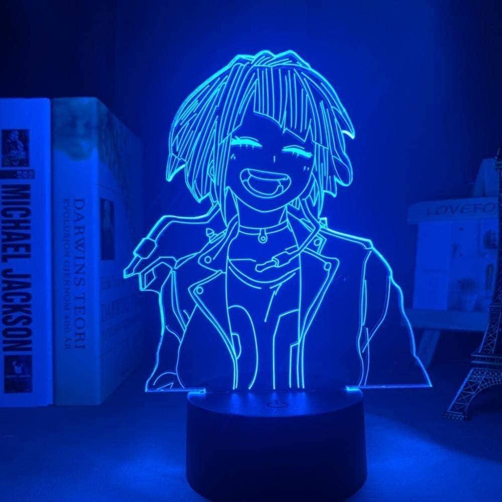 Kyouka Jirou Acrilic Desk Lamp With Plastic Base & Remote Control & 16 Changing Colors - Charged By USB Or Batteries - B09PKDVDVZ