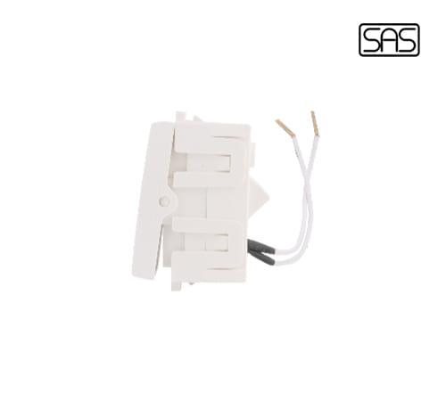 Classico One Way Switch With Signal Bulb White - SAS-CLA 30572