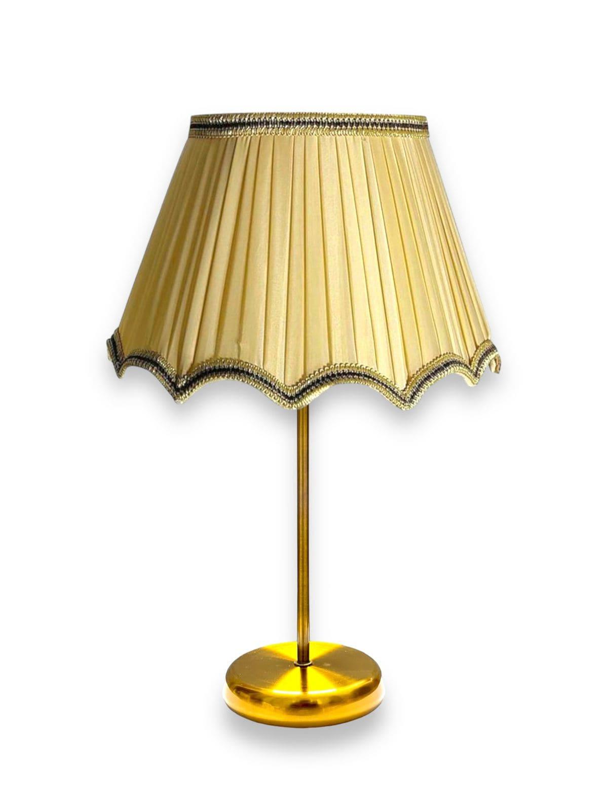 Dot Light - Golden Steel Table Lamp With Gold Shade 50×30 - DotGTL-50304