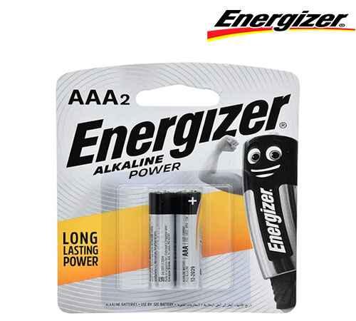 AAA2 Alkaline Batteries Card AAAE92BP2 - Energizer - EB11020204001