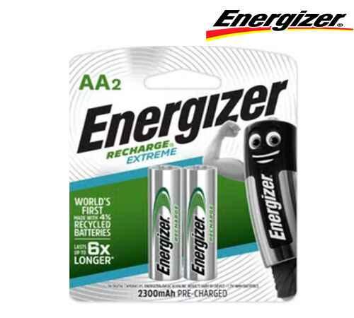 AA2 Rechargable Alkaline Batteries Card 2300 MAH - AANH15BP2 - Energizer - EB14010204001