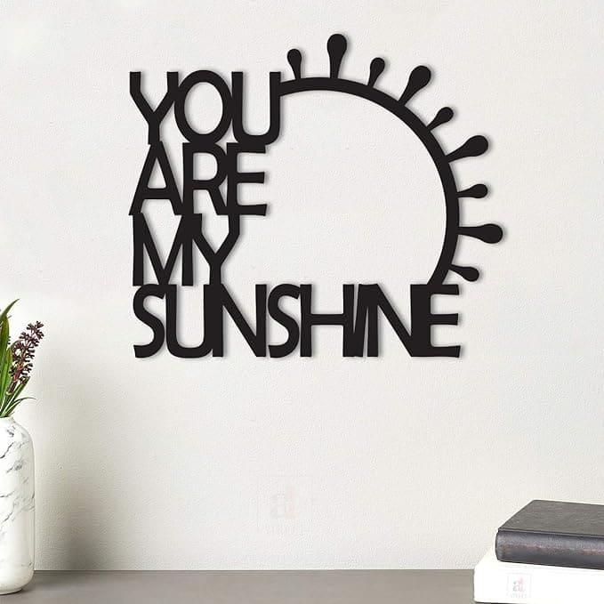 "You're My Sunshine" Wooden Wall Sign For Wall Decor 8.7 X 10 Inches - B08GCPR6M3