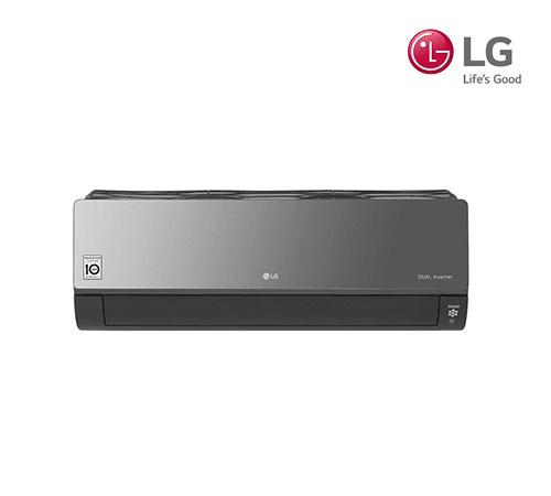 LG Dualcool Split Inverter Art Cool Air Conditioner, 3 HP, Cooling And Heating Uvnano , Black - S4-W24K2RME