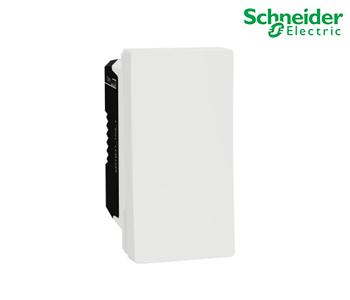 Switch, Schneider Miluz E, 1 Way, 10AX, 250V, 1 Module, White - M3TB31_10A_1
