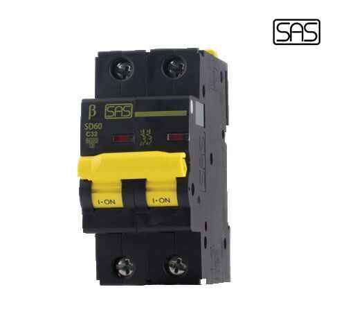 Minature Circuit Breaker 2P 32A - 6KA - SAS