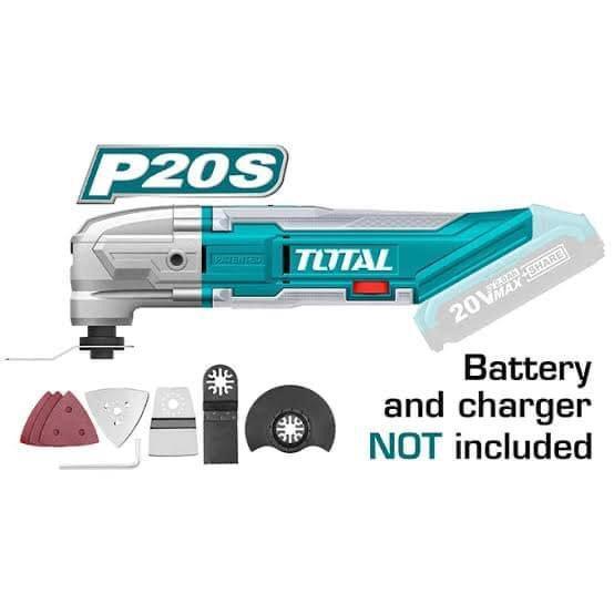 Total Li-ion Multi Grinder 20V Without Batteries - TMLI2001