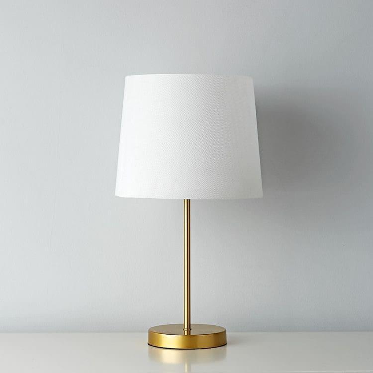 Y-Lights Table Lamp - Gold & White - Steel Supported Fabrics - 22*45 cm - YLK0003