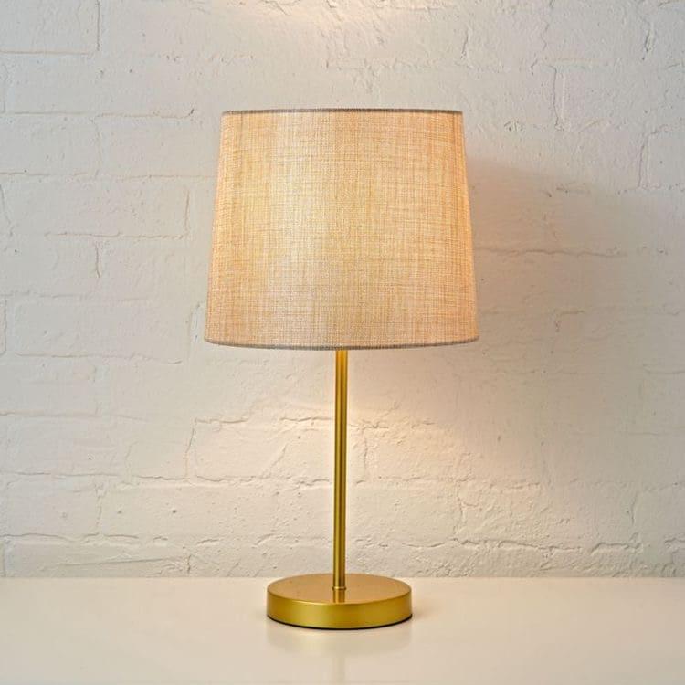Y-Lights Table Lamp - Gold & Beige - Steel Supported Fabrics - 22*45 cm - YLK0005
