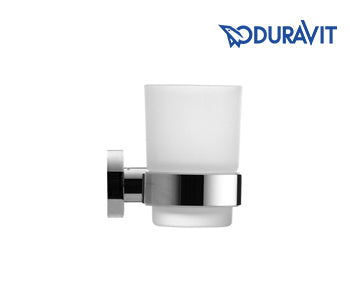 Glass Holder D-code Chrome Glass Right - Duravit - 0099111000
