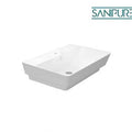 Kepler Washabasin 80 Cm - White - Sanipure - 0419800000