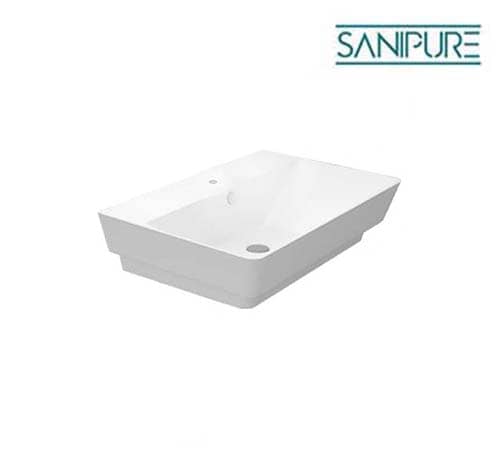 Kepler Washabasin 80 Cm - White - Sanipure - 0419800000