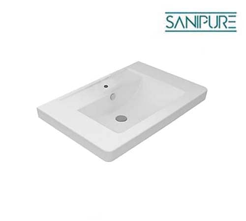 Icarus Furniture Washbasin 75 Cm - White - Sanipure - 0454750000