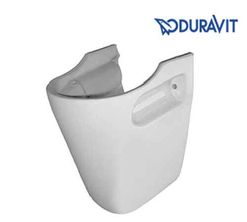 Dune / Echo Wall Pedestal 60 Cm - White - Duravit - 0865030000 / 0871000000