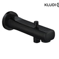 Kludi Rak Wall Mounted Bath Spout With Diverter - Black - 11013.BK2