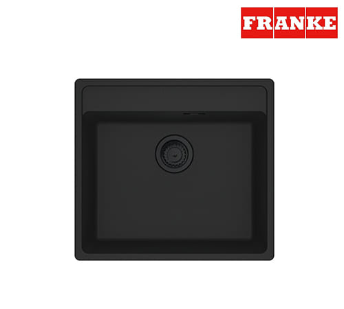 Franke Maris MRG 610-52 TL - Black Matt Kitchen Sink 1 Bowl 56×51 cm - 114.0661.642