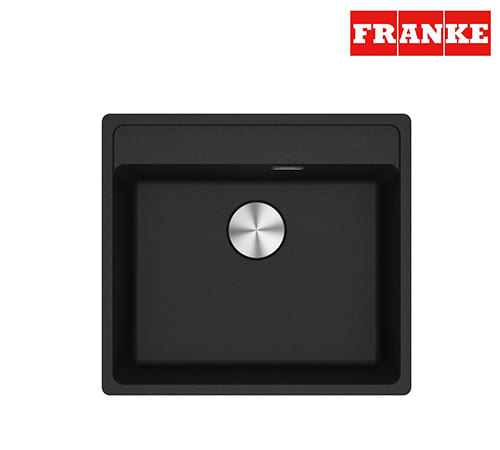 Franke Maris MRG 610-52 TL - Black Kitchen Sink 1 Bowl 56×51 cm - 114.0661.643