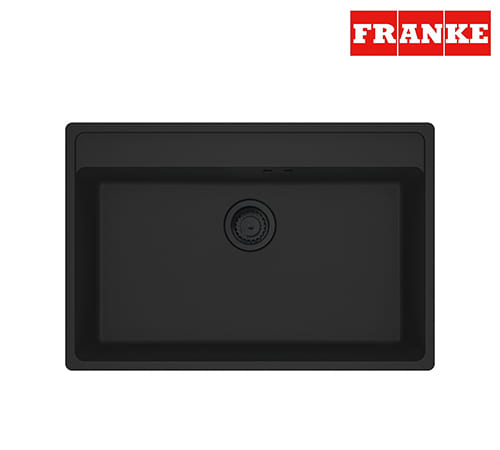 Franke Maris MRG 610-72 TL - Black Matt Kitchen Sink 1 Bowl 76×51 cm - 114.0661.666