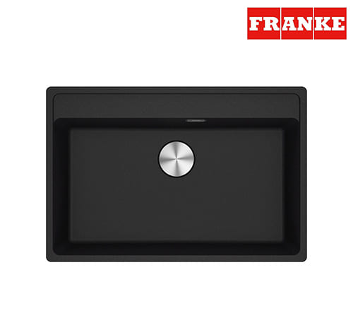 Franke Maris MRG 610-72 TL - Black Kitchen Sink 1 Bowl 76×51 cm - 114.0661.667
