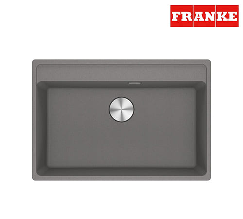 Franke Maris MRG 610-72 TL - Stone Grey Kitchen Sink 1 Bowl 76×51 cm - 114.0661.668