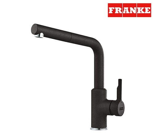 Franke Urban Doccia - L Side Kitchen Mixer - Black - 115.0637.756
