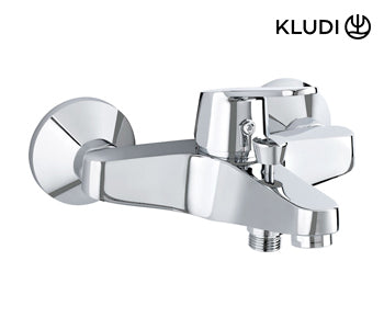 Kludi Rak Peak Single Lever Bath And Shower Mixer - Chrome - 18002