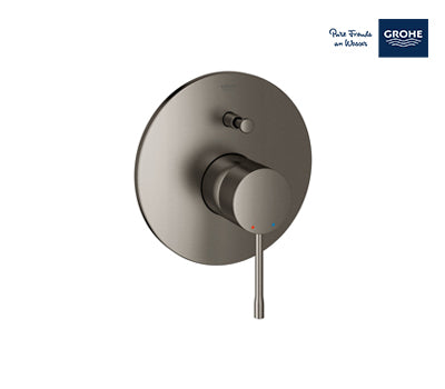 Grohe Essence Single-lever Bath & Shower Mixer - Matte Black - 19285AL1