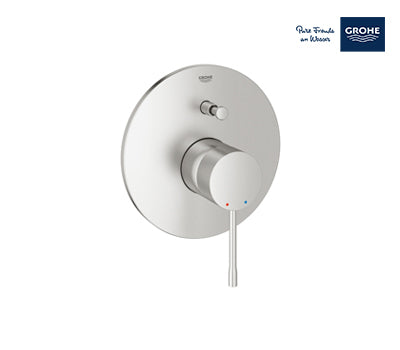 Grohe Essence Single-lever Bath & Shower Mixer Trim - Silver - 19285DC1