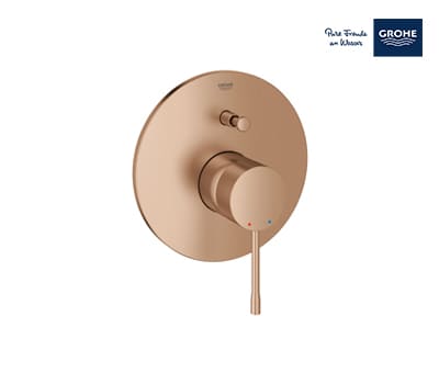 Grohe Essence Single-lever Shower Mixer Trim - Brushed Rose Gold- 119285DL