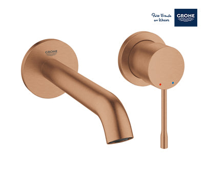 Grohe Essence 2-hole basin Mixer M-Size - Matte Rose Gold - 19408DL1