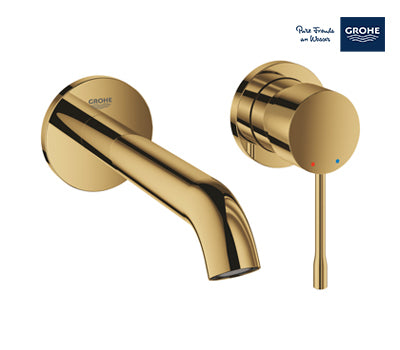Grohe Essence 2-hole basin Mixer M-Size - Matte Gold - 19408GN1