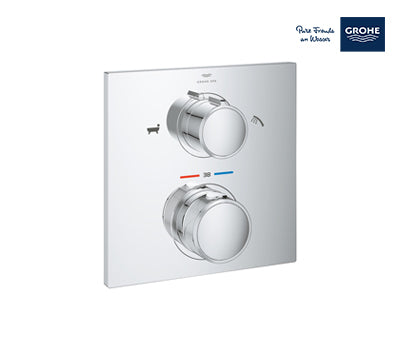 Grohe Allure Thermostat For Concealed Installation With 2-way Diverter Shower Mixer - Chrome - 19446002