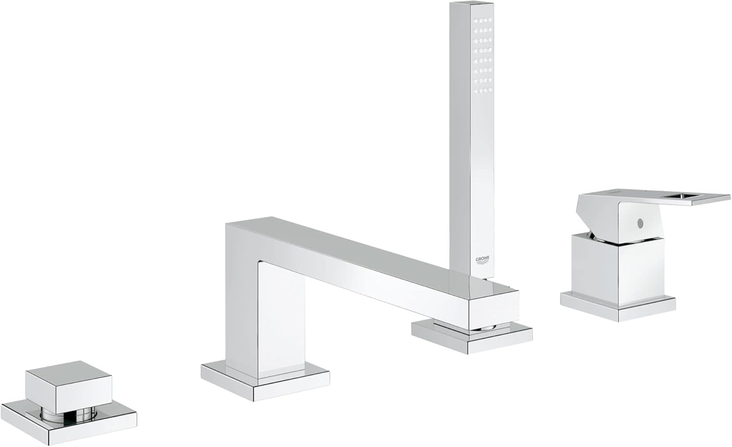 Grohe Eurocube 4-Hole Shower Mixer - Chrome - 19897001