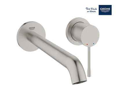 Grohe Essence 2-Hole Basin Mixer L-size - Silver - 19967DC1