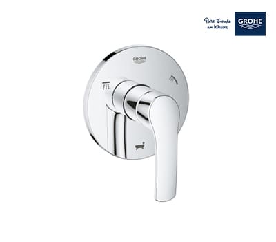 GroheEurosmart 5-port Diverter Trim Bath & Shower Mixers - Chrome - 19972002