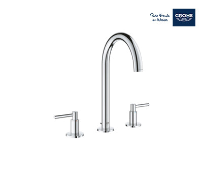 Grohe Atrio 3-Hole Basin Mixer 1/″2 M-size - Chrome - 20009003