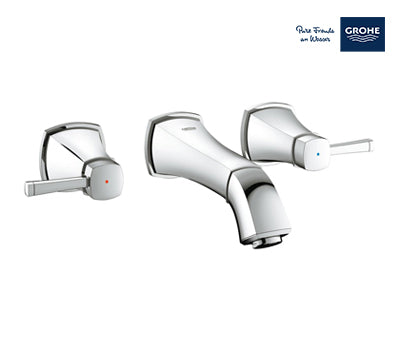 Grohe Grandera 3-Hole Basin Mixer 1/2″ S-size - Chrome - 20414000