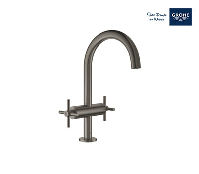 Grohe Atrio One-Hole Kitchen Mixer, 1/2″ L-size - Matte Black - 21019AL3
