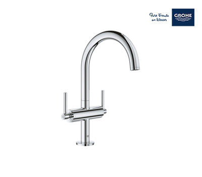 Grohe Atrio One-Hole Kitchen Mixer, 1/2″ Xl-Size - Matte Black - 21044AL3