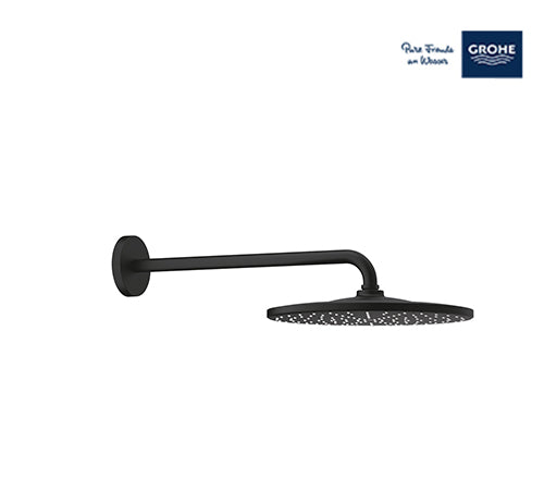 Grohe Rainshower Mono Head Shower Set - Black - 22121KF0