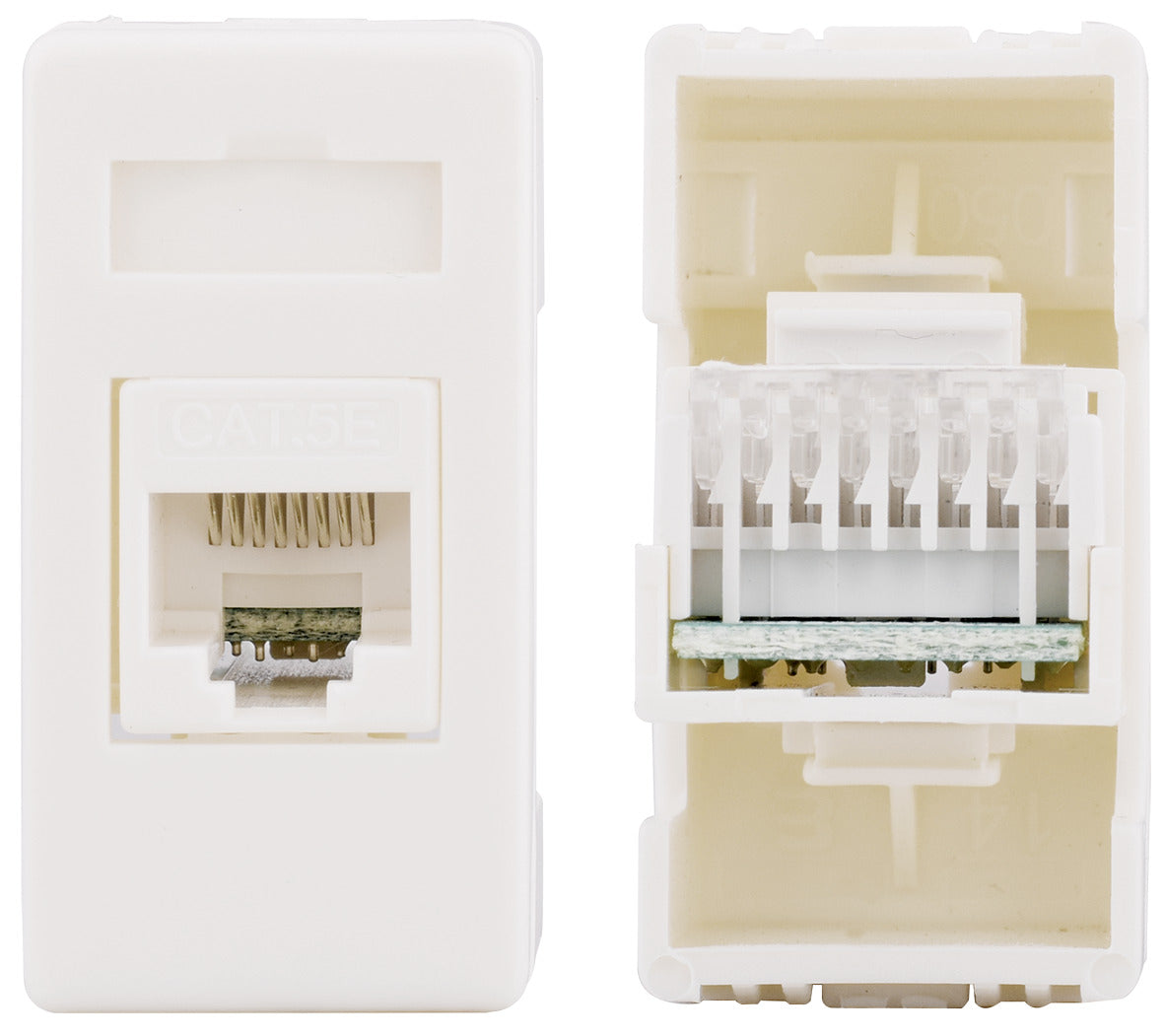 Computer socket CAT5 e - White - UNO SAS - 271 22