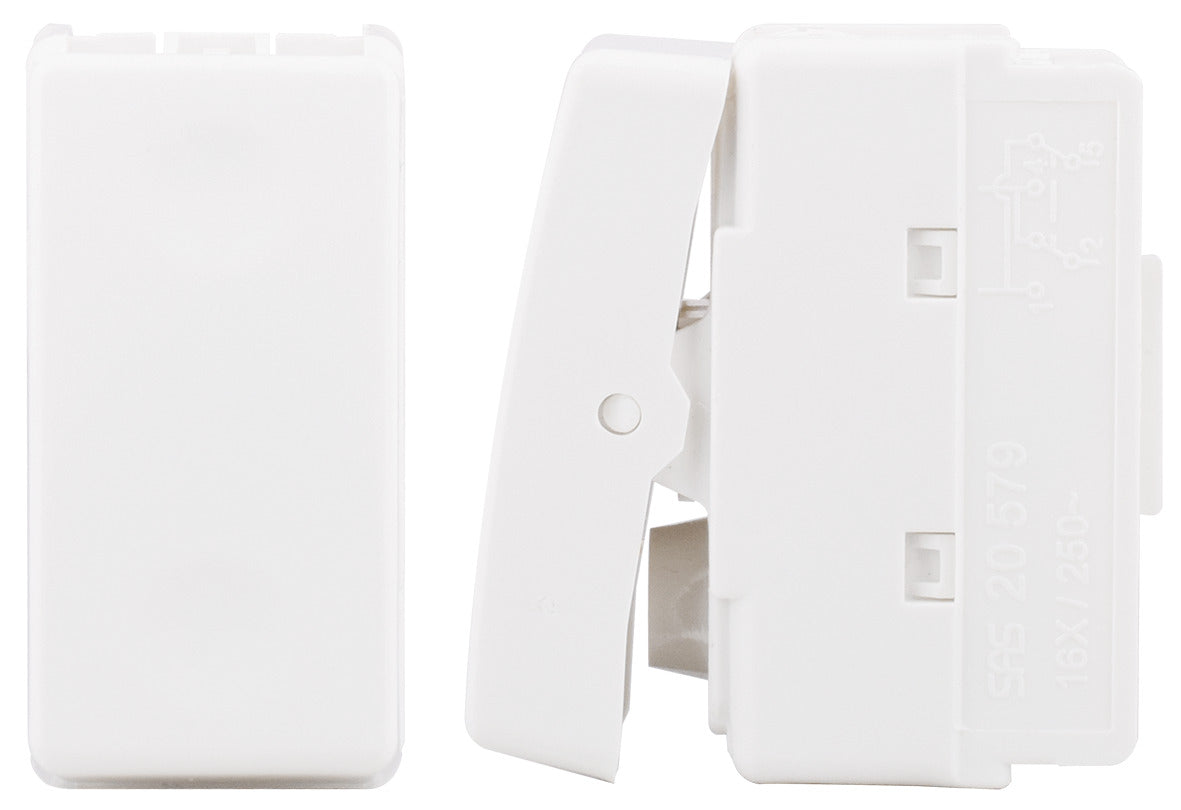 Reversing switch medium slim - White - 16 A - UNO SAS - 579 22